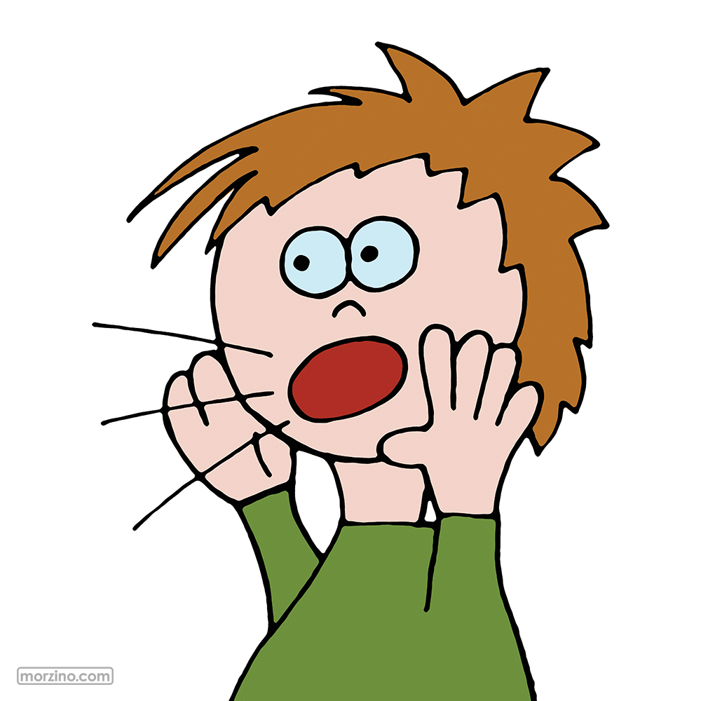 Bildwörterbuch: Ich rufe