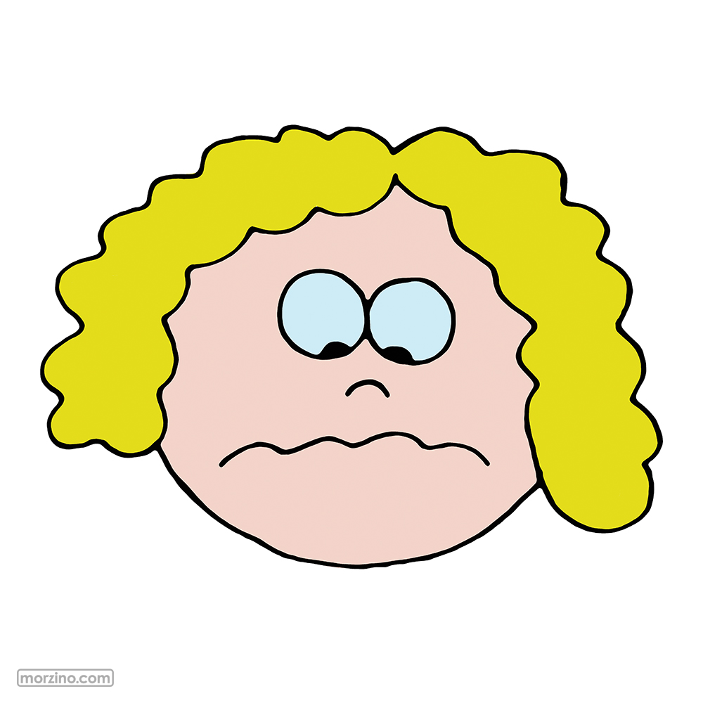 Bildwörterbuch: Traurig