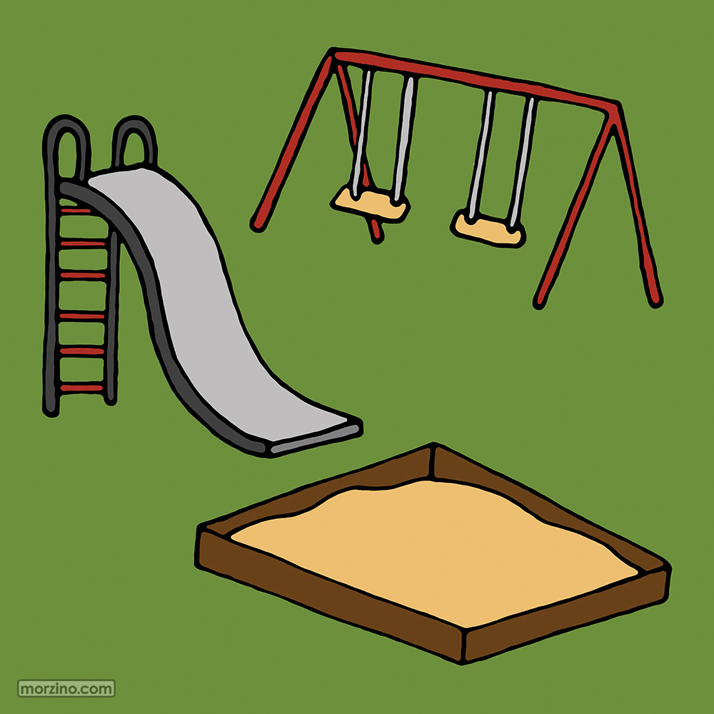 Bildwörterbuch: Spielplatz