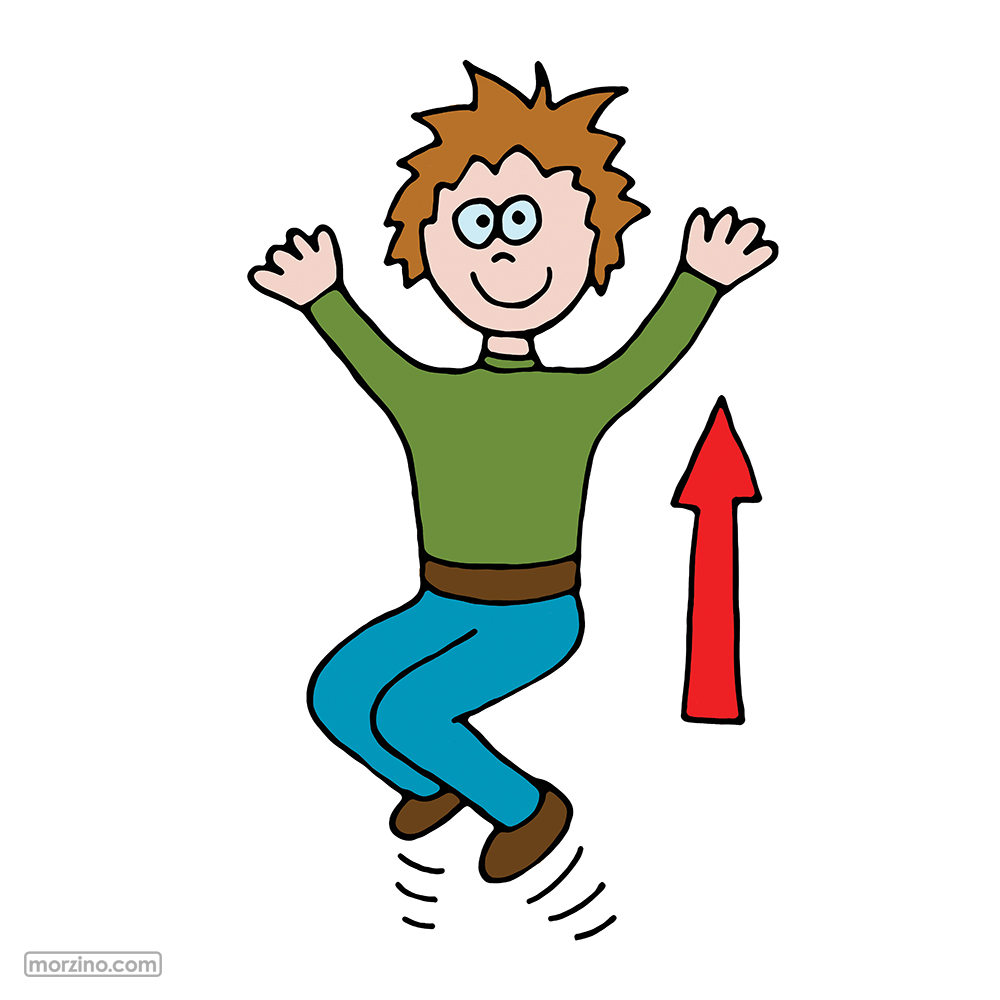 Bildwörterbuch: Ich springe