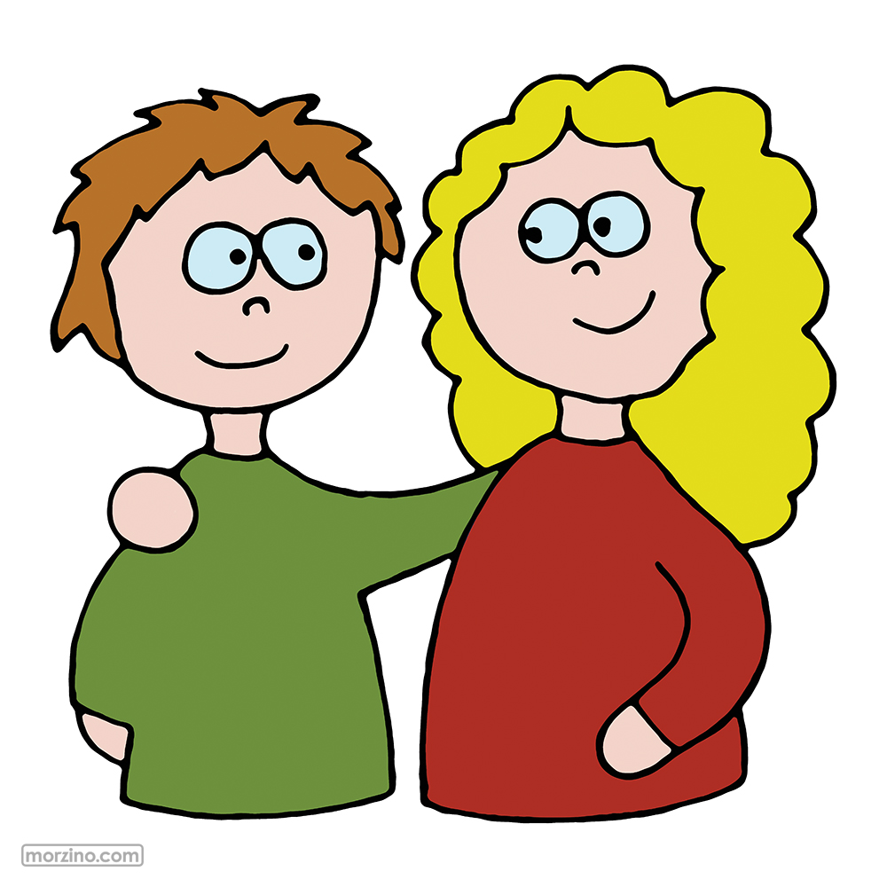 Bildwörterbuch: Freunde