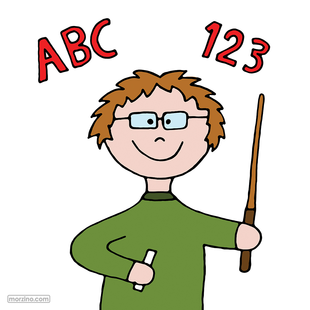 Bildwierderbuch: Schoulmeeschter