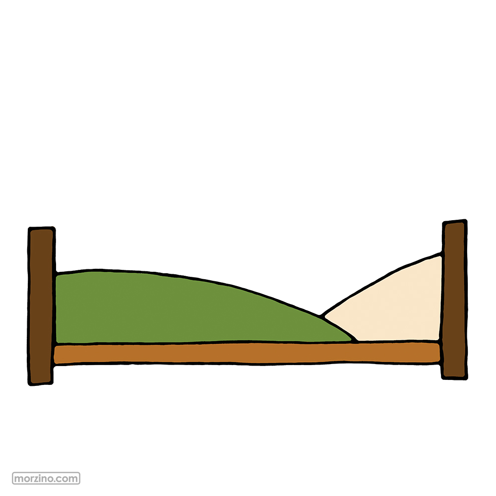 Bildwörterbuch: Bett