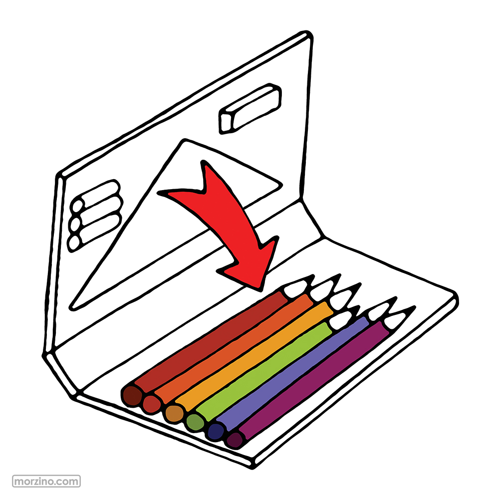 Bildwörterbuch: Farben