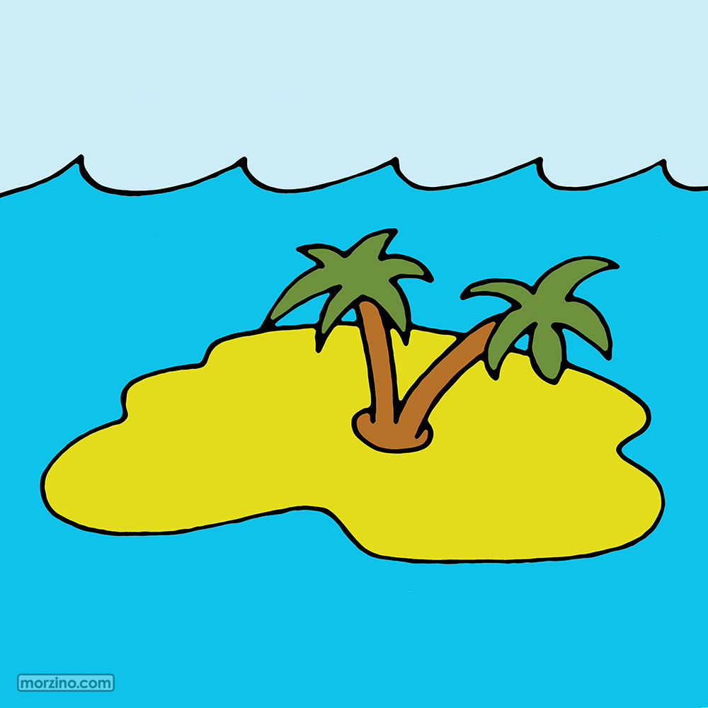 Bildwörterbuch: Insel