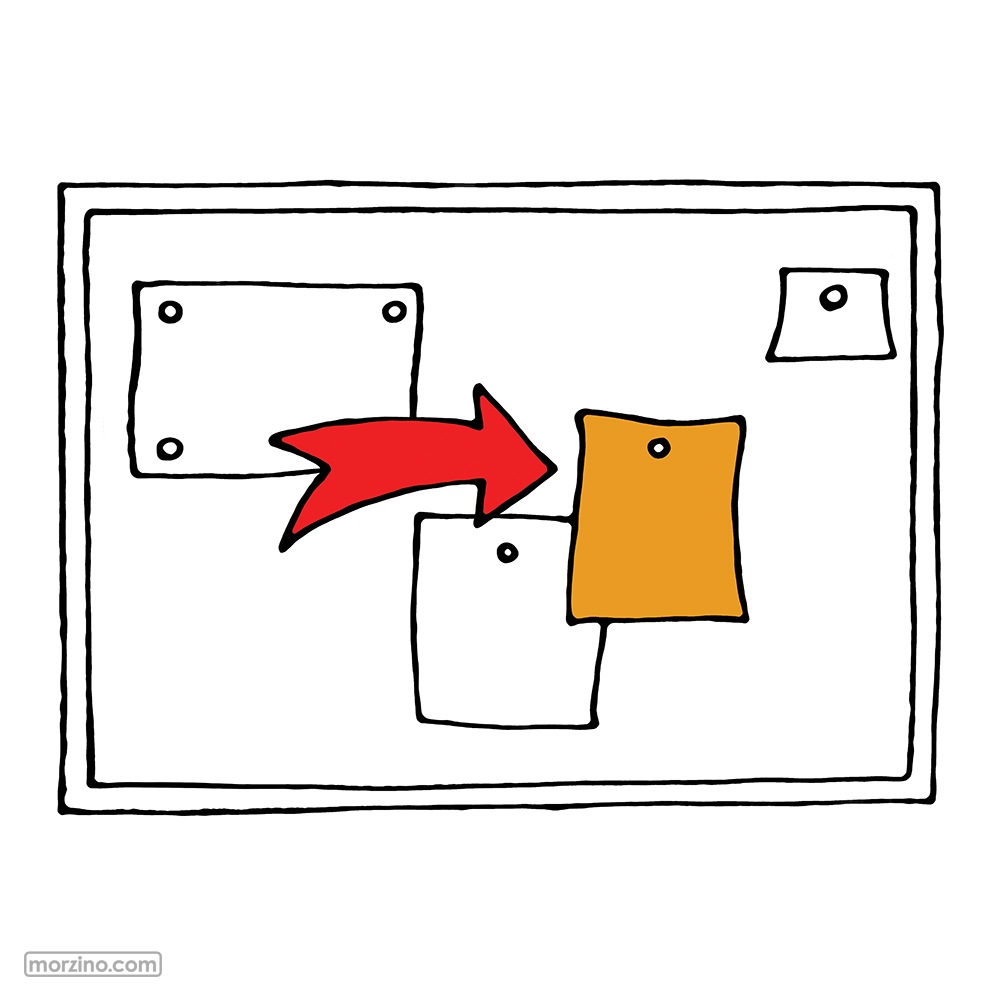 Bildwörterbuch: Zettel