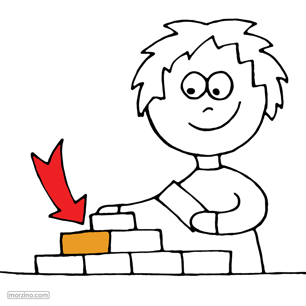 Bildwörterbuch: Ziegelstein