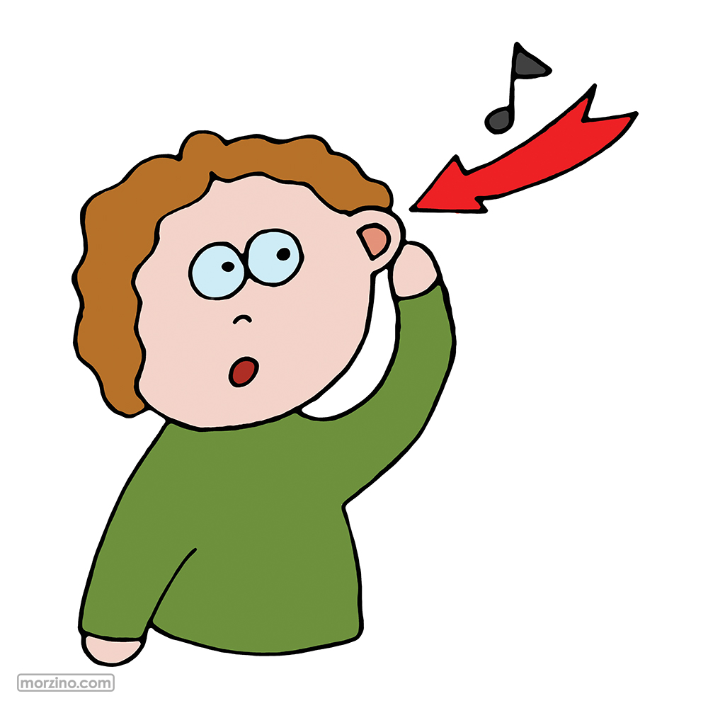 Bildwörterbuch: Ich höre