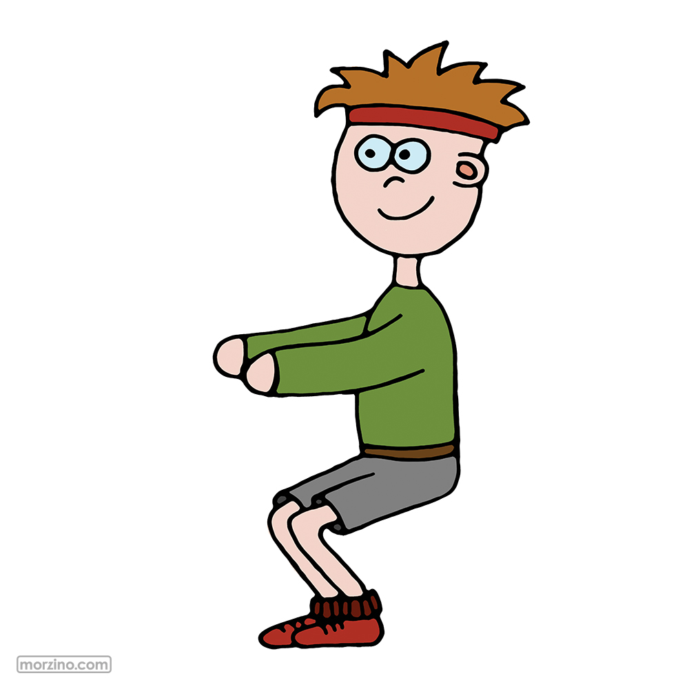 Bildwörterbuch: Ich turne