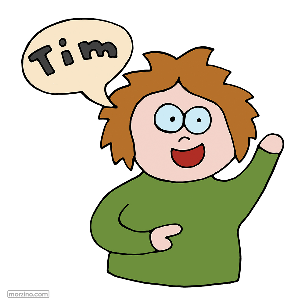 Bildwörterbuch: Mein Name ist