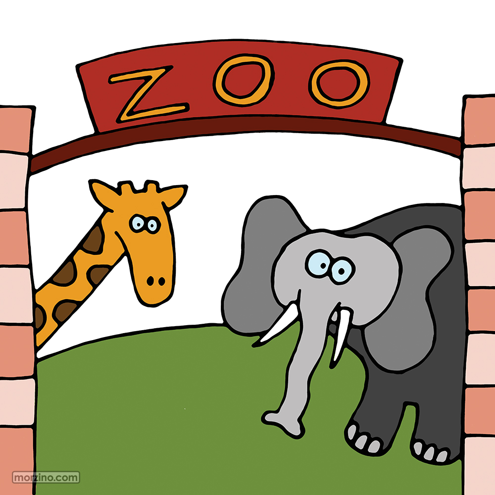 Bildwörterbuch: Zoo