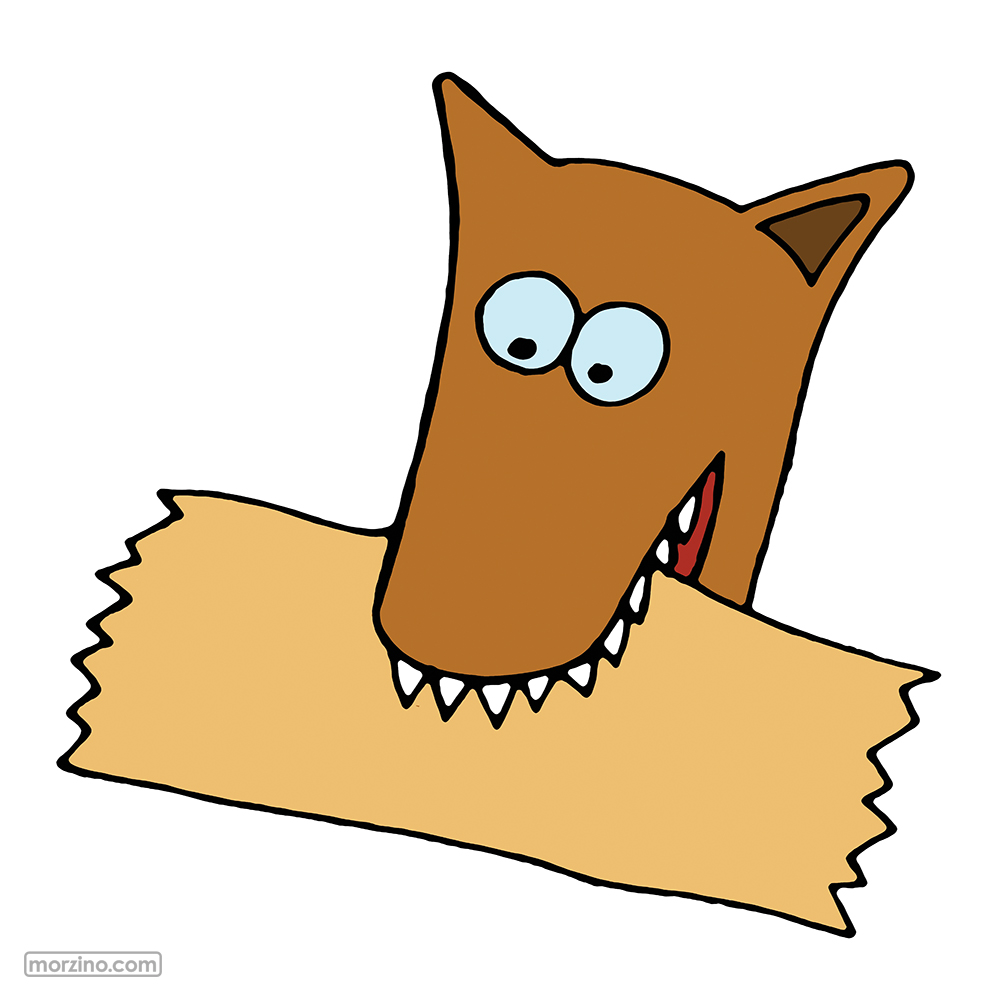 Bildwörterbuch: Ich beiße