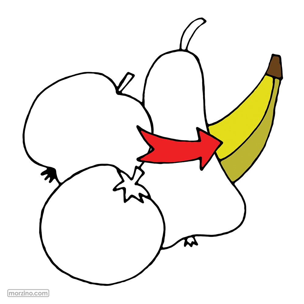 Bildwörterbuch: Banane