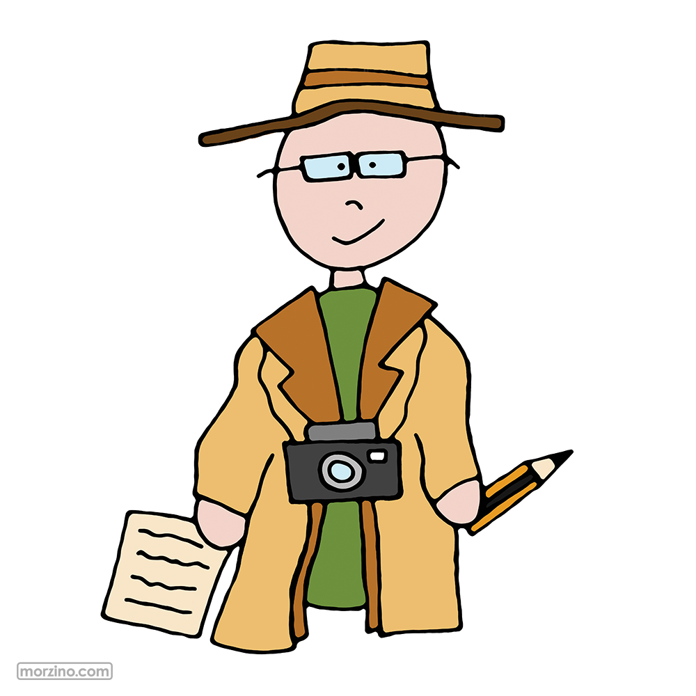 Bildwörterbuch: Reporter