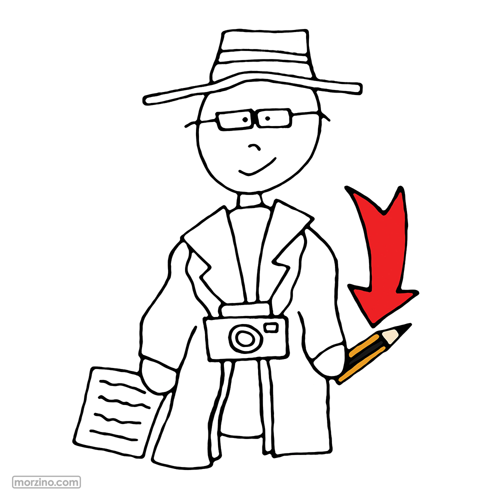 Bildwierderbuch: Bläistëft