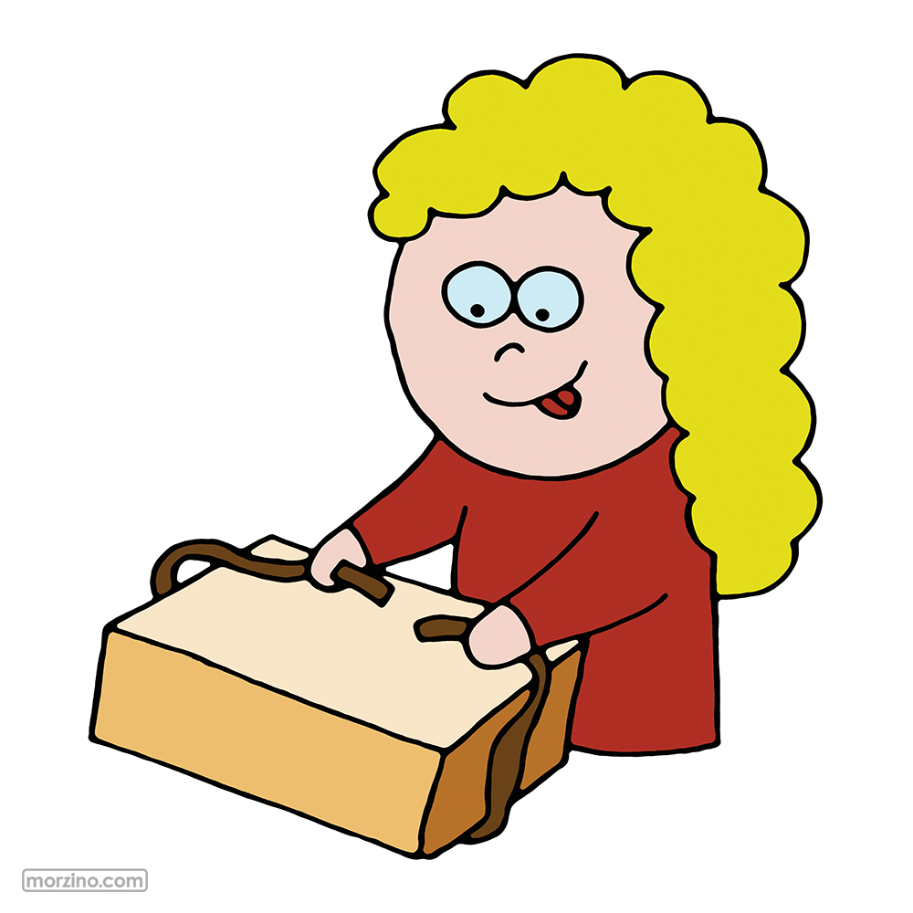 Bildwörterbuch: Ich packe ein