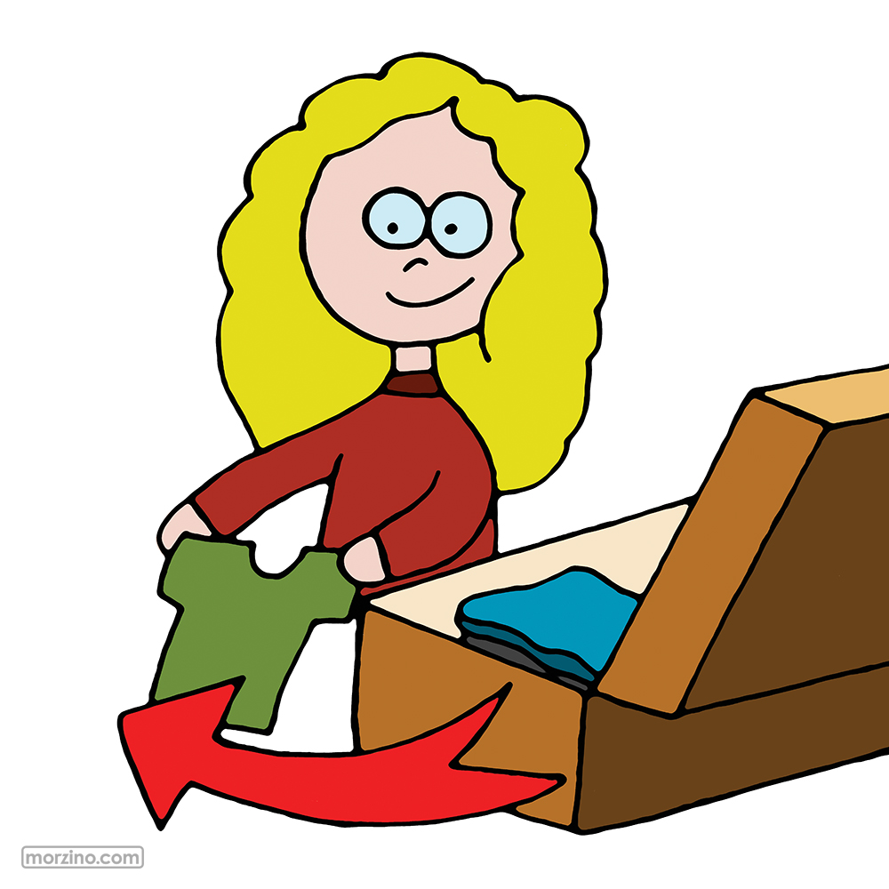 Bildwörterbuch: Ich packe aus