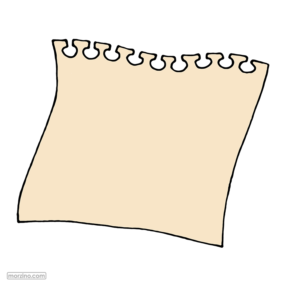 Bildwörterbuch: Zettel