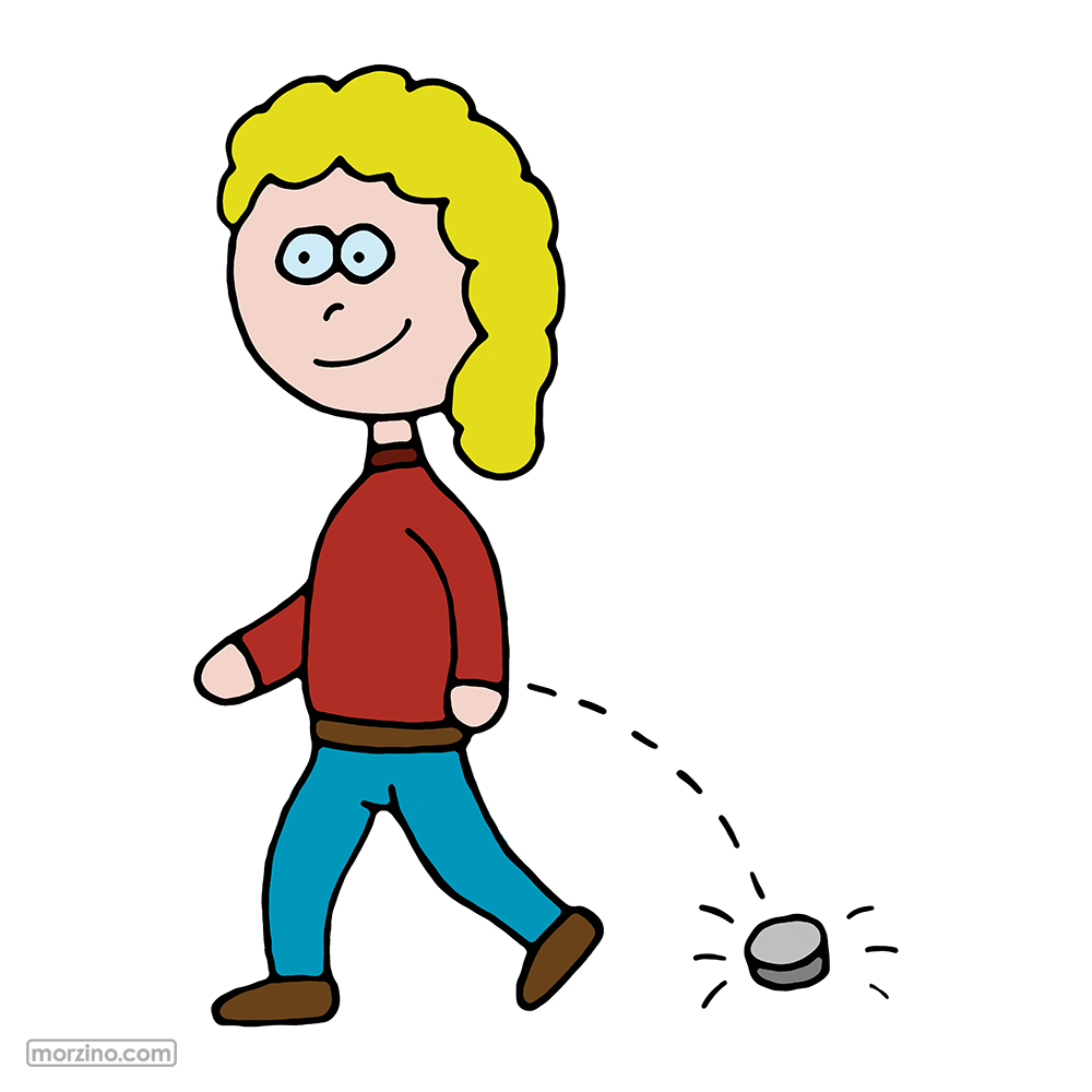 Bildwörterbuch: Ich verliere