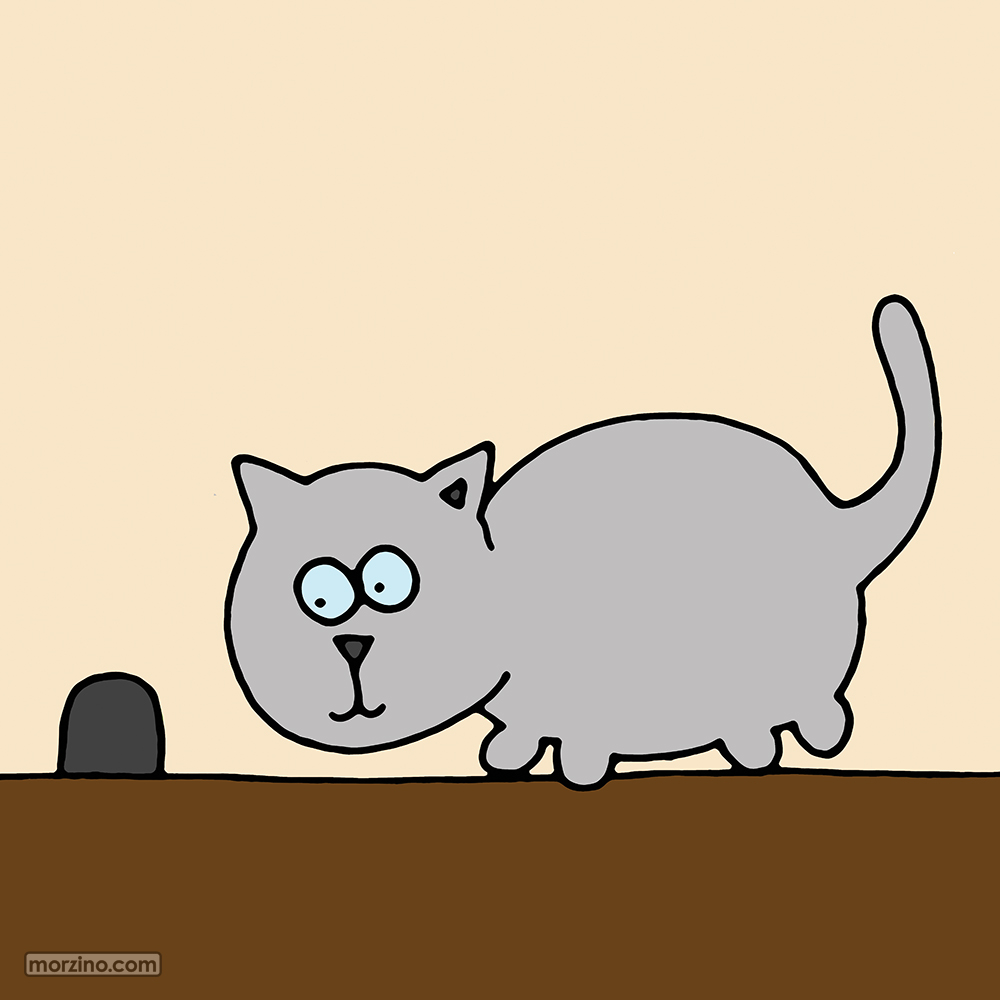 Bildwörterbuch: Ich lauere