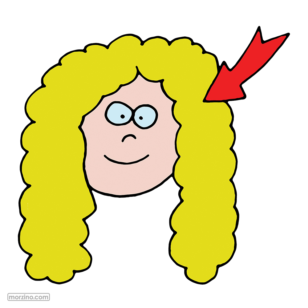 Bildwörterbuch: Haare