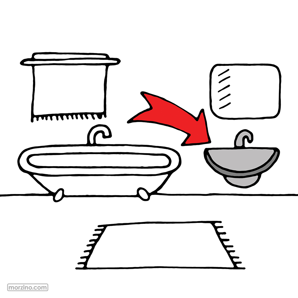 Bildwörterbuch: Waschbecken