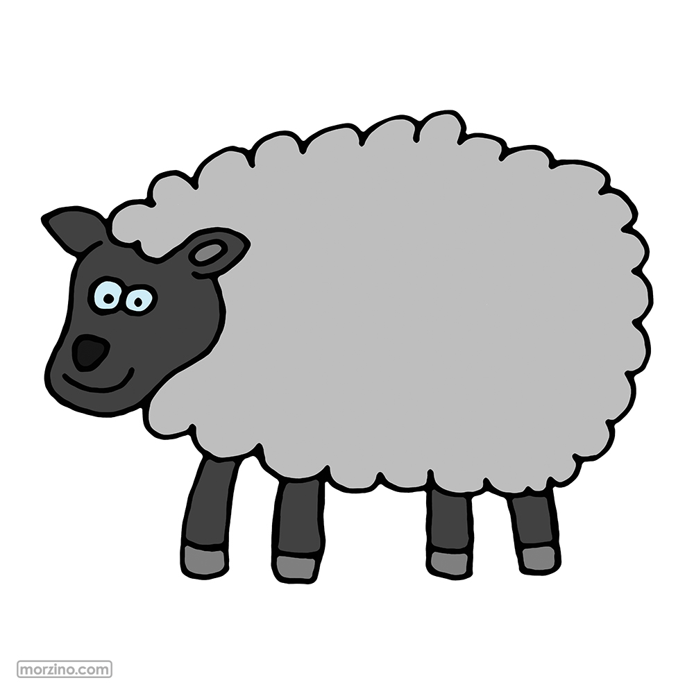 Bildwierderbuch: Schwaarzt Schof