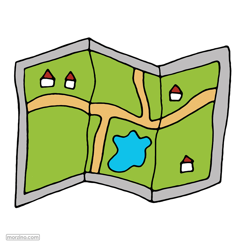 Bildwörterbuch: Karte