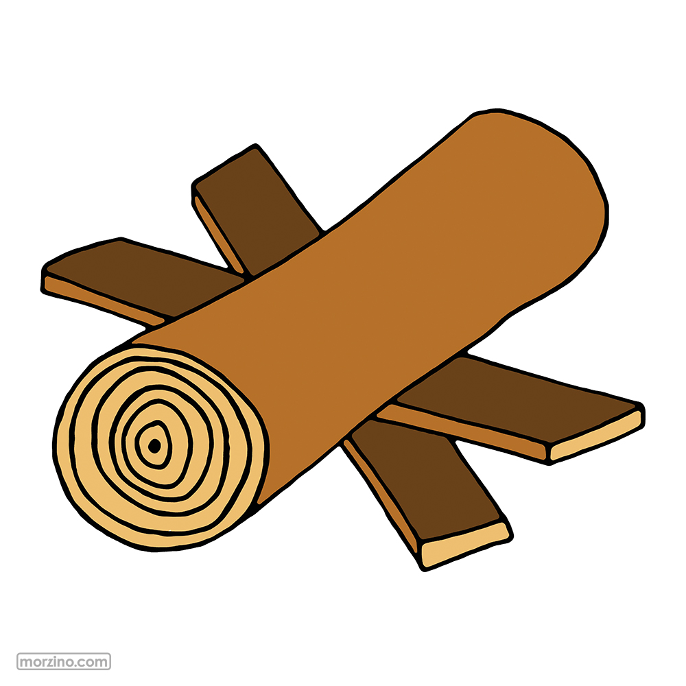 Bildwörterbuch: Holz