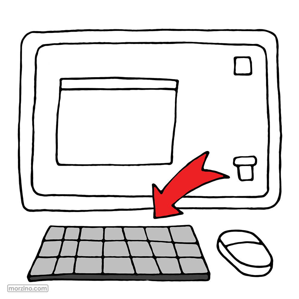 Bildwörterbuch: Tastatur