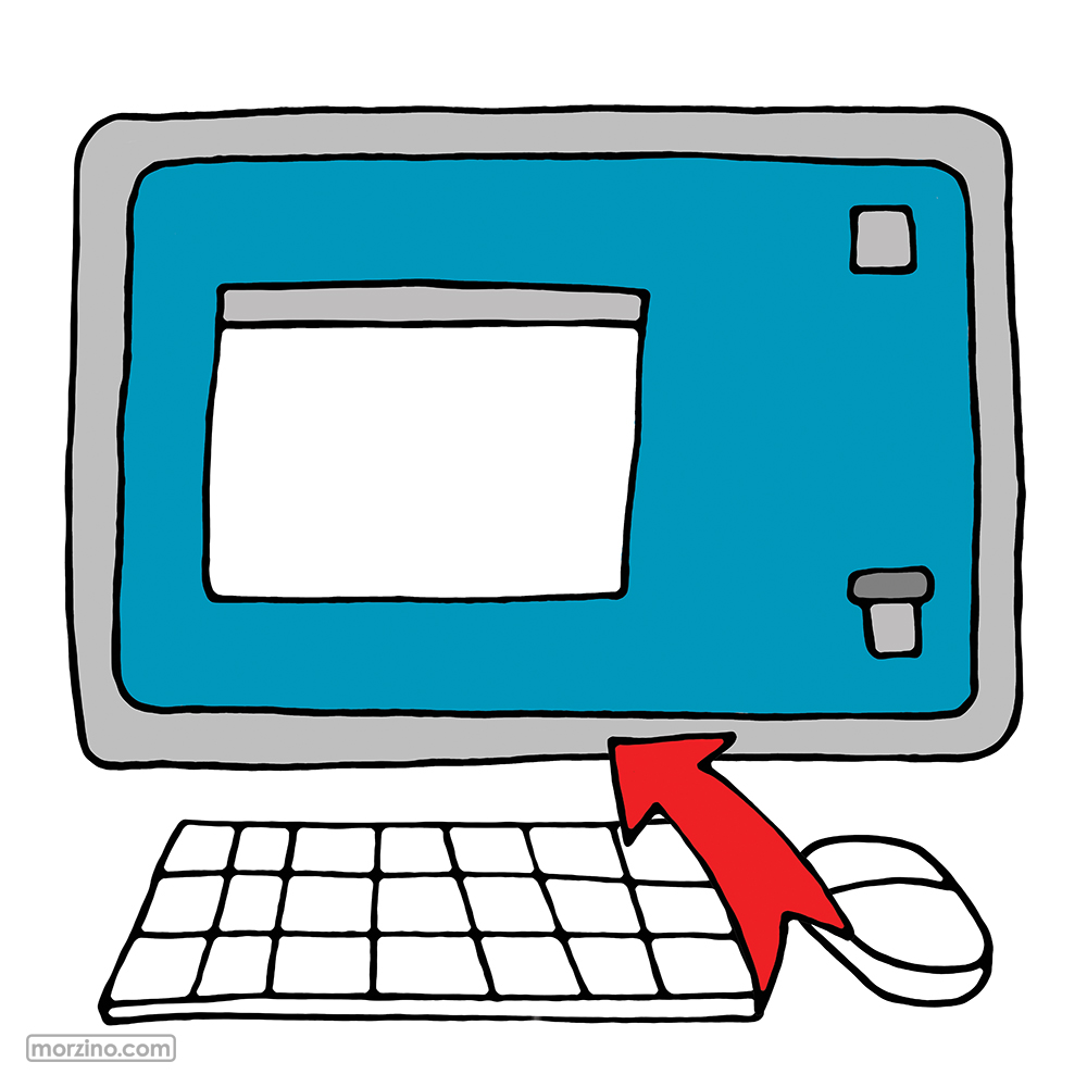 Bildwörterbuch: Bildschirm