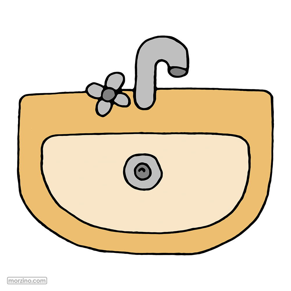 Bildwörterbuch: Waschbecken