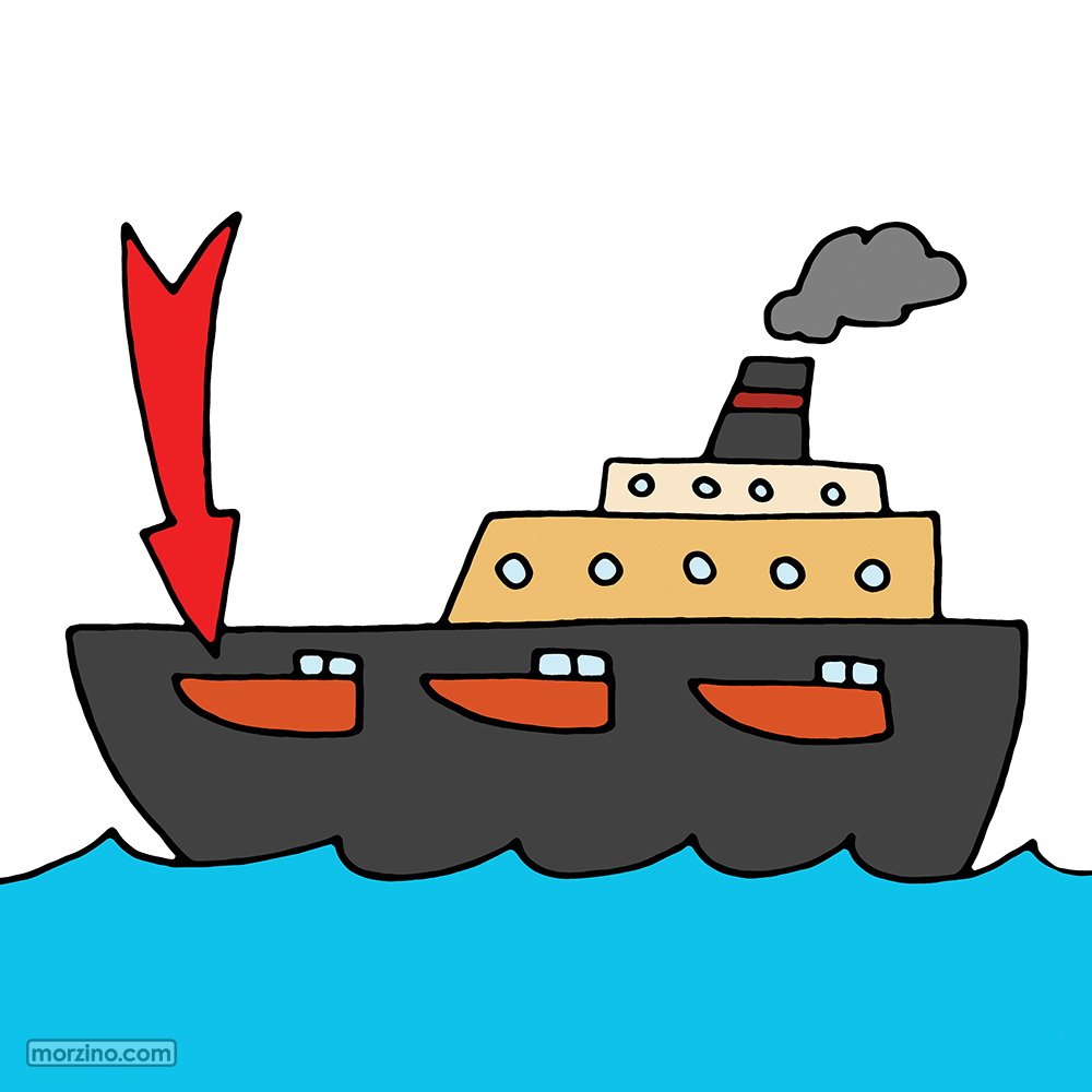 Bildwörterbuch: Rettungsboot