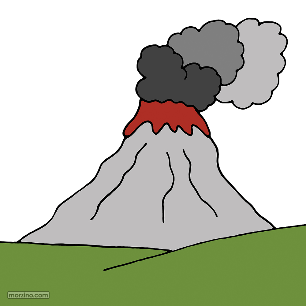 Bildwörterbuch: Vulkan