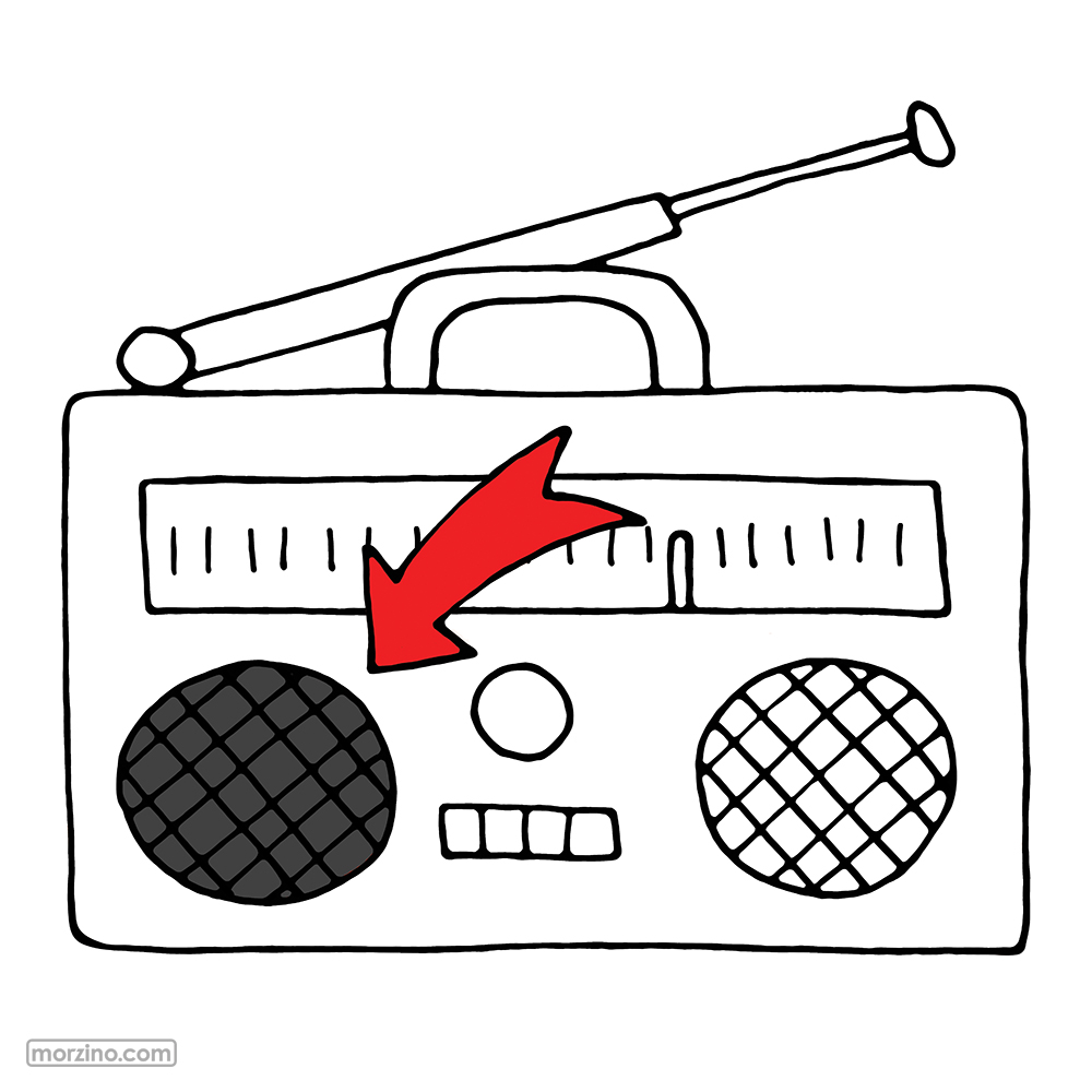 Bildwörterbuch: Lautsprecher