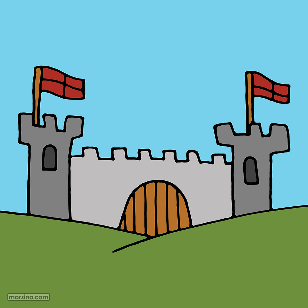 Bildwörterbuch: Burg