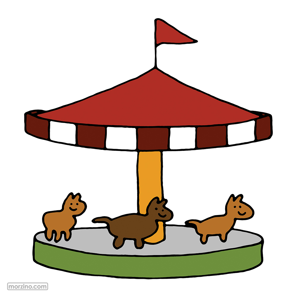 Bildwörterbuch: Karussell