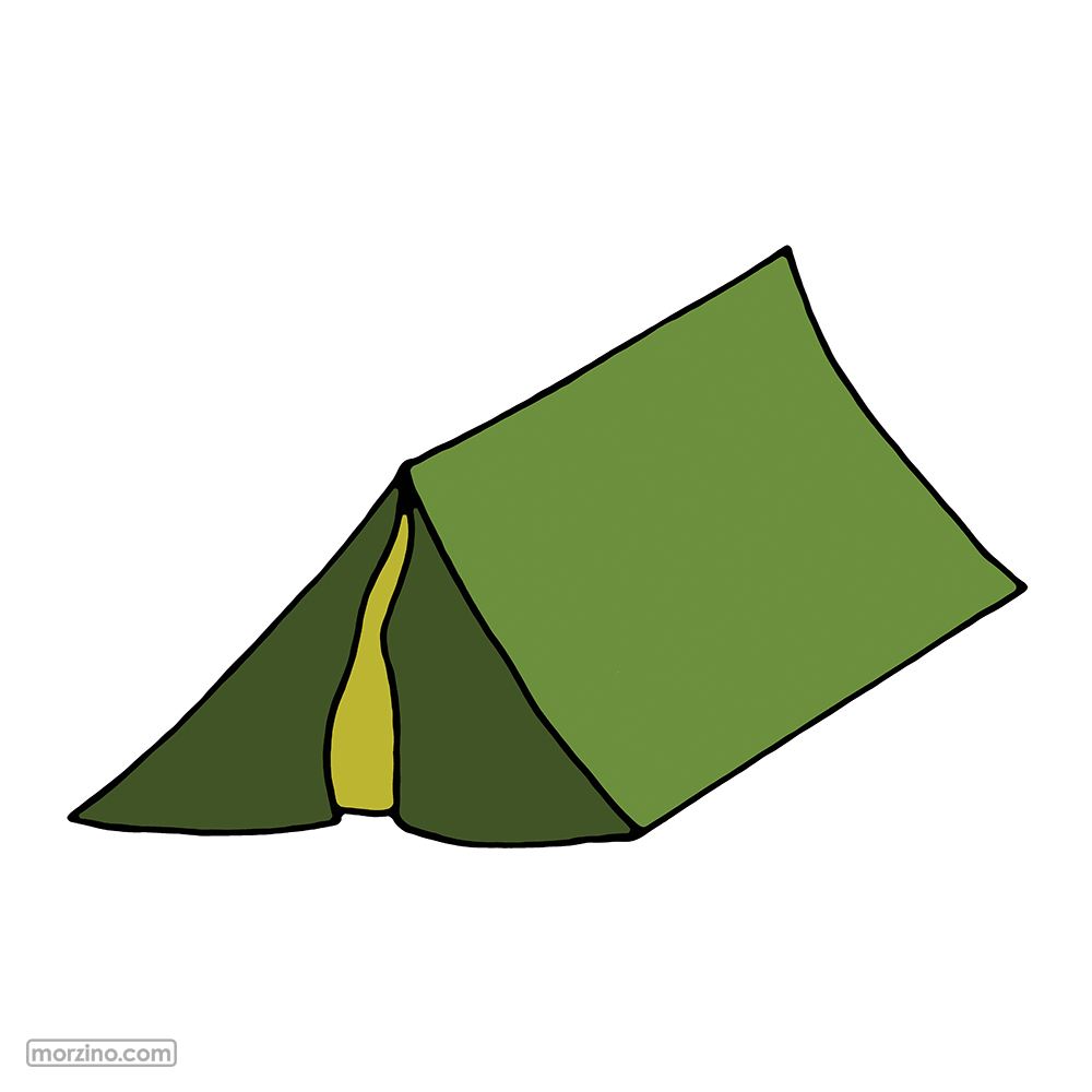 Bildwierderbuch: Zelt