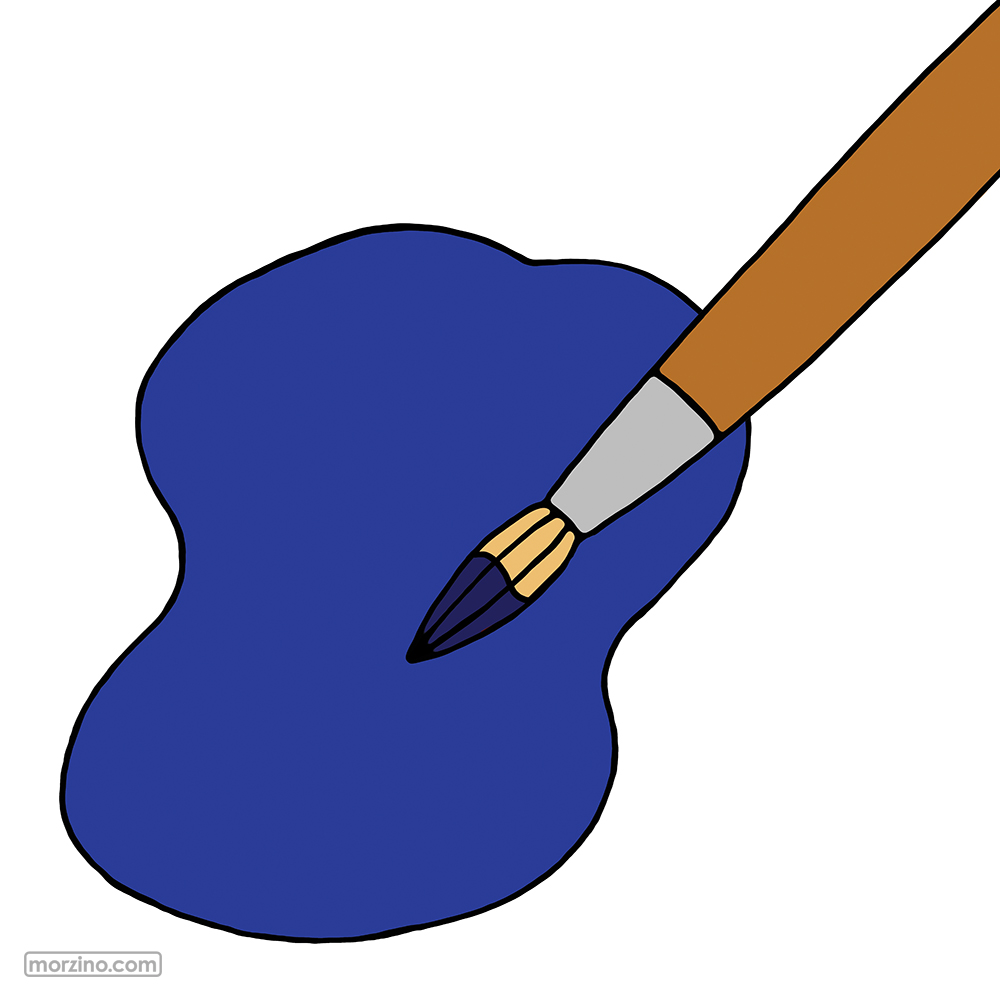 Bildwörterbuch: Blau