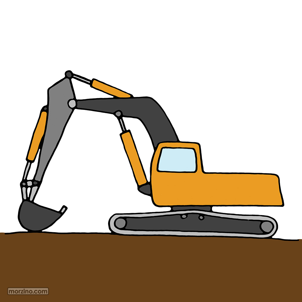 Bildwörterbuch: Bagger