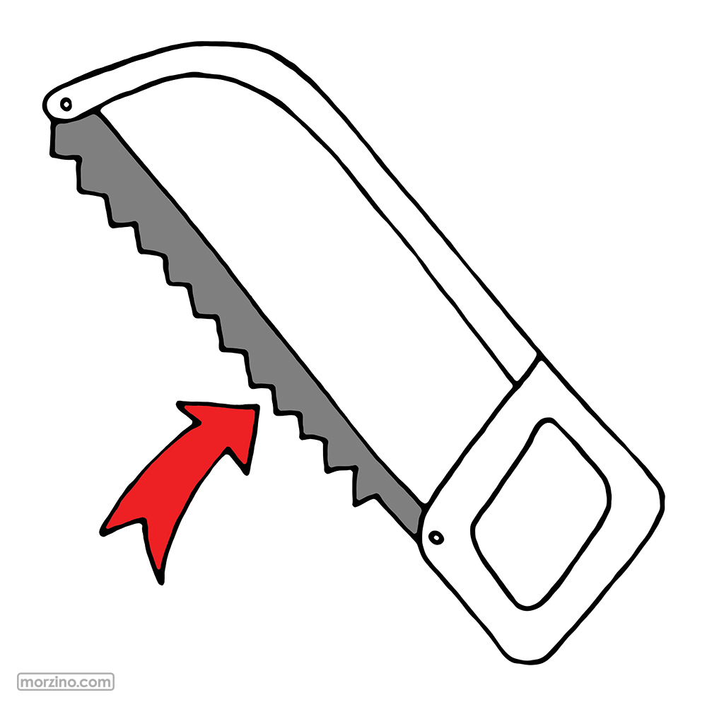 Bildwörterbuch: Sägeblatt