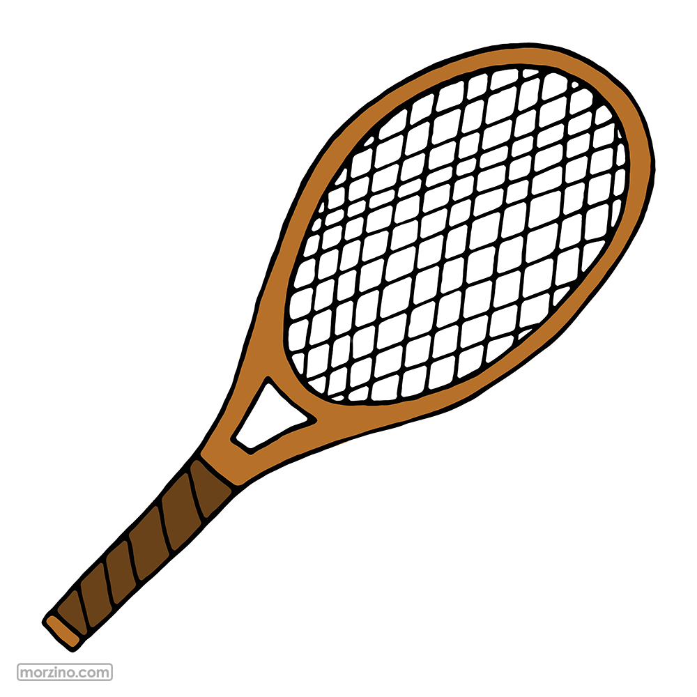 Bildwörterbuch: Tennisschläger
