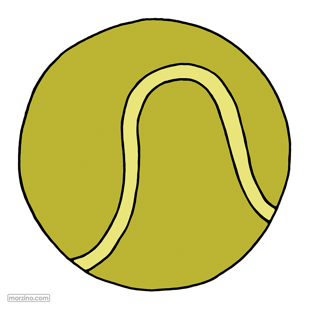 Bildwörterbuch: Tennisball