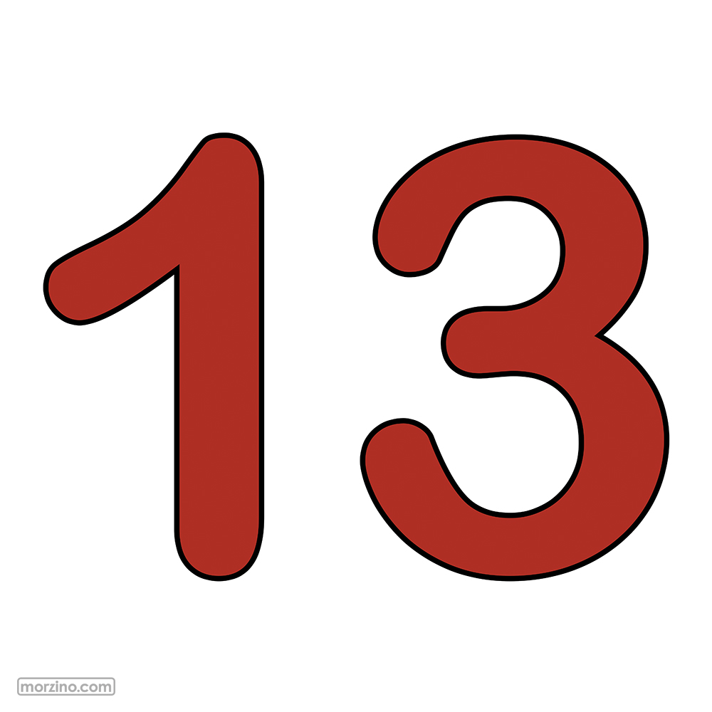 Bildwörterbuch: Dreizehn