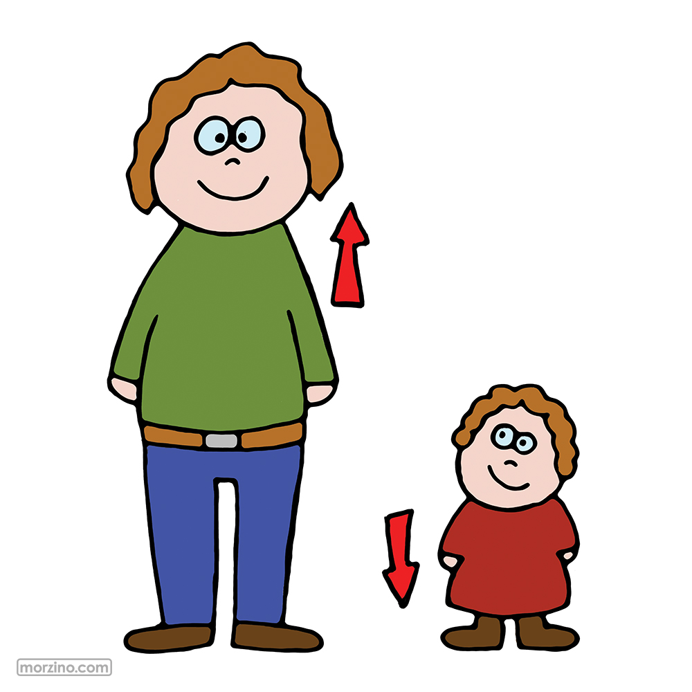 Bildwierderbuch: Grouss a kleng