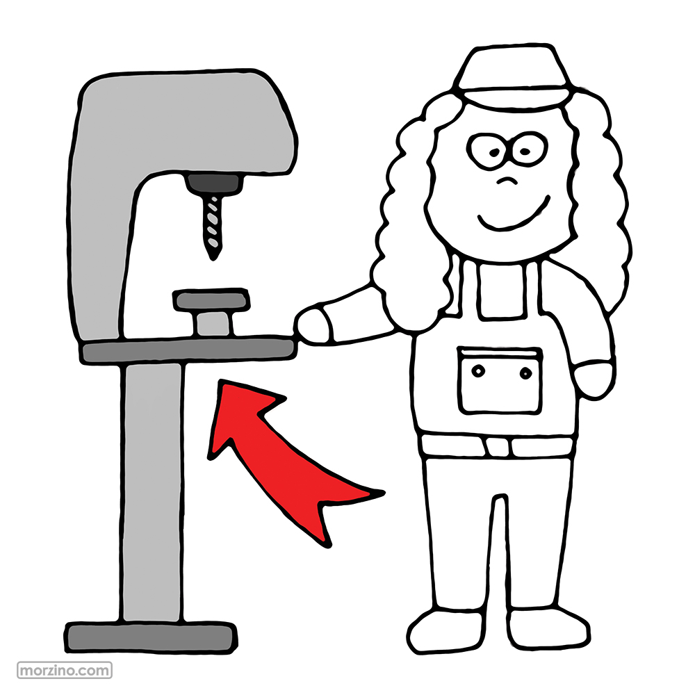 Bildwörterbuch: Bohrmaschine