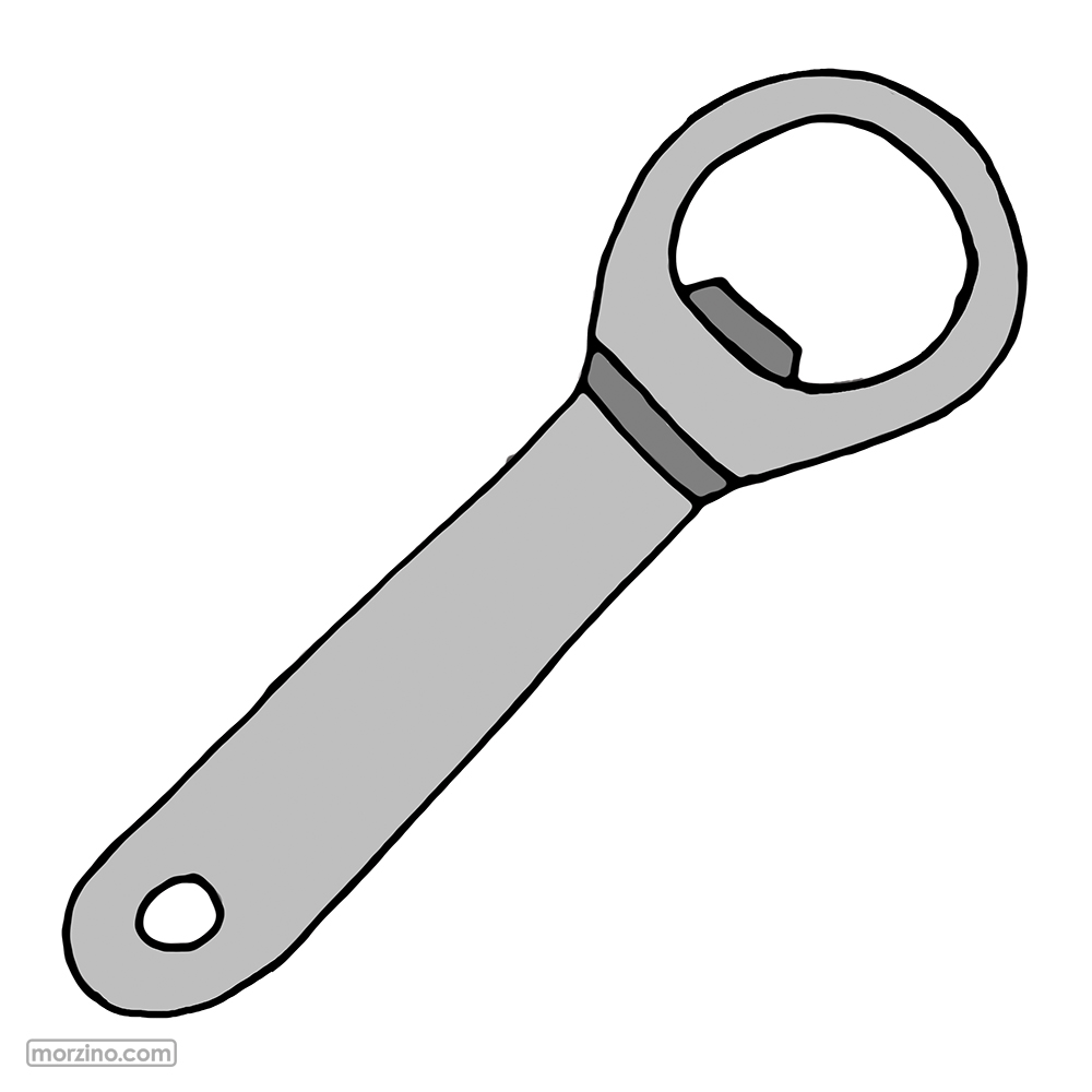 Bildwierderbuch: Fläschenöffner