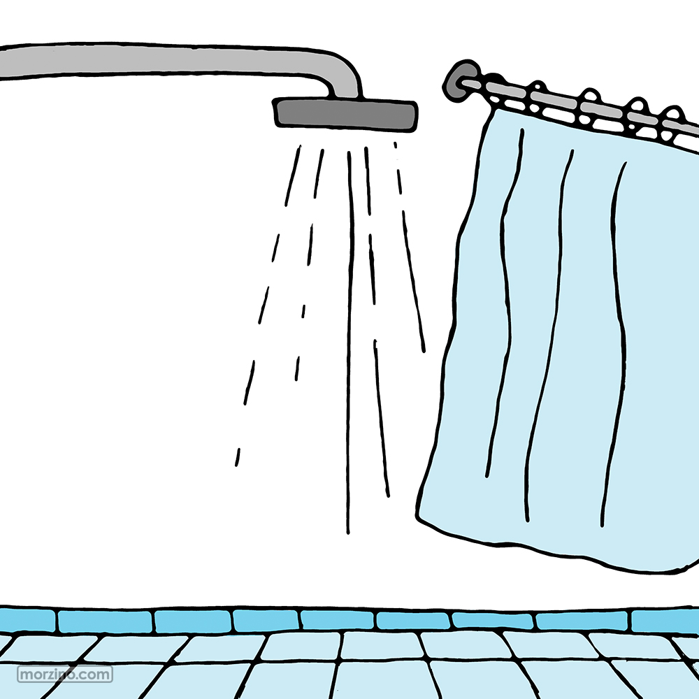 Bildwörterbuch: Dusche