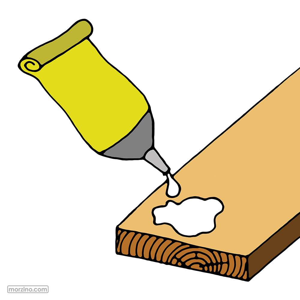 Bildwörterbuch: Leim