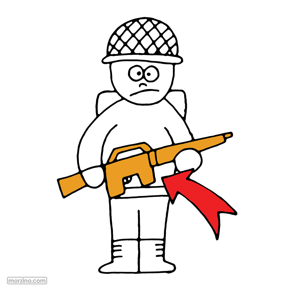 Bildwörterbuch: Maschinengewehr